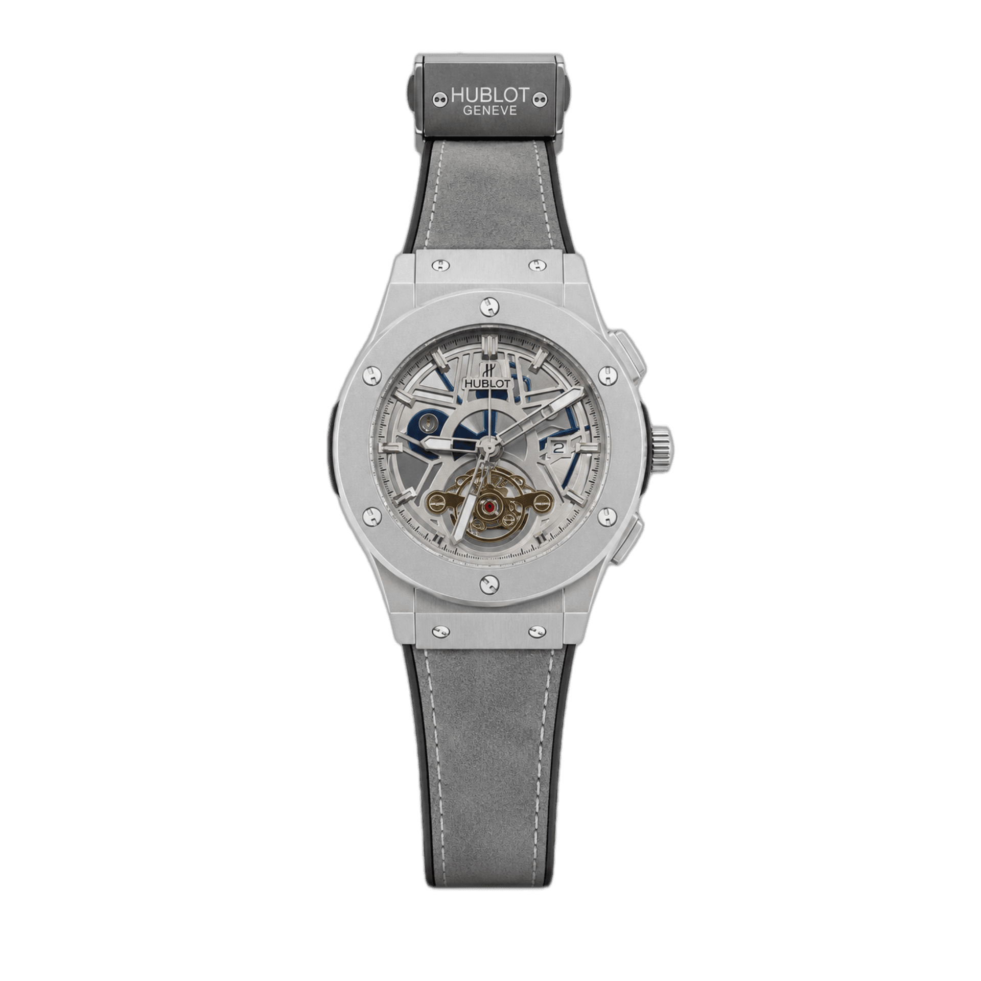 Hublot Geneva Skeleton Tourbillon – Silver Grey Edition