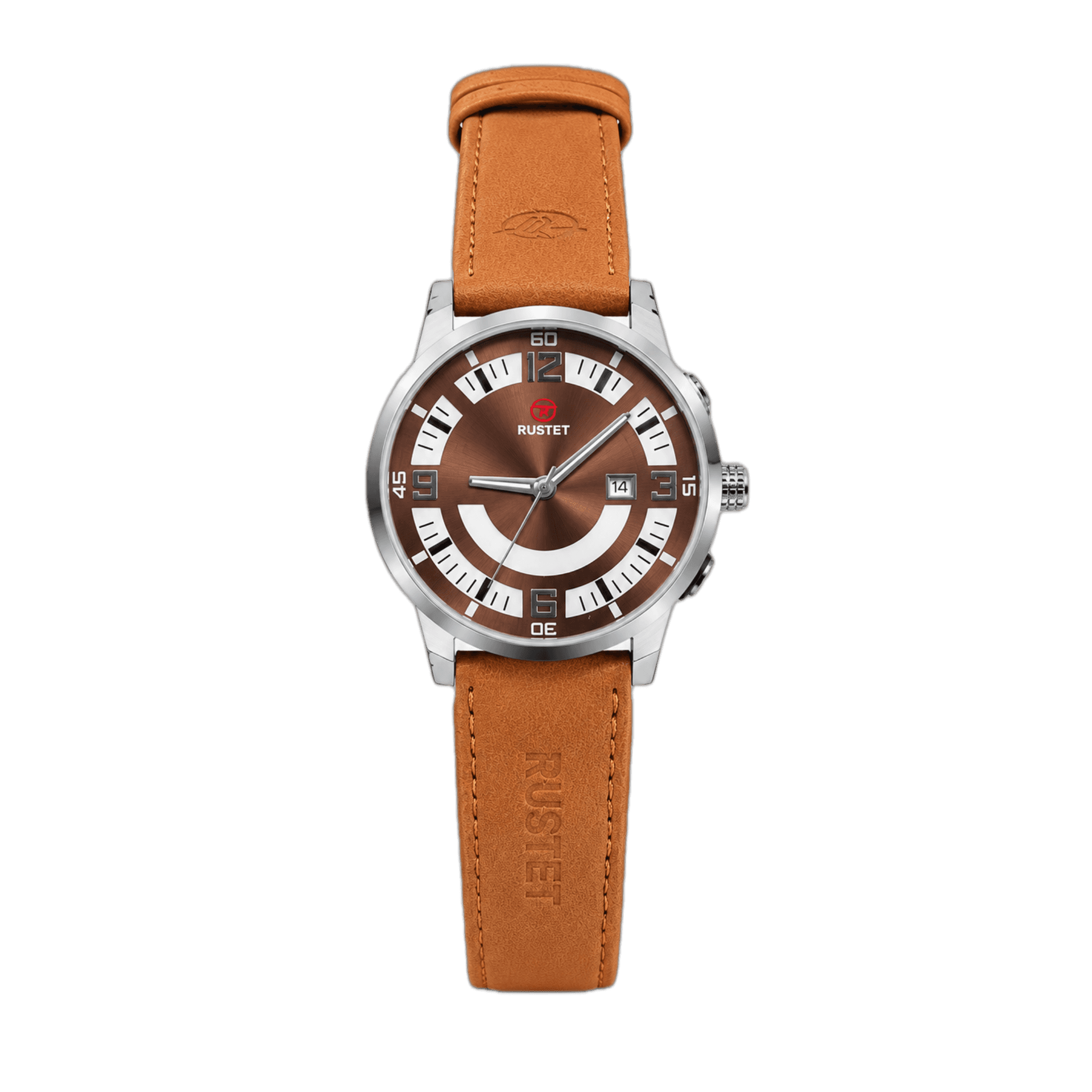 Rustet Heritage Brown Leather Watch