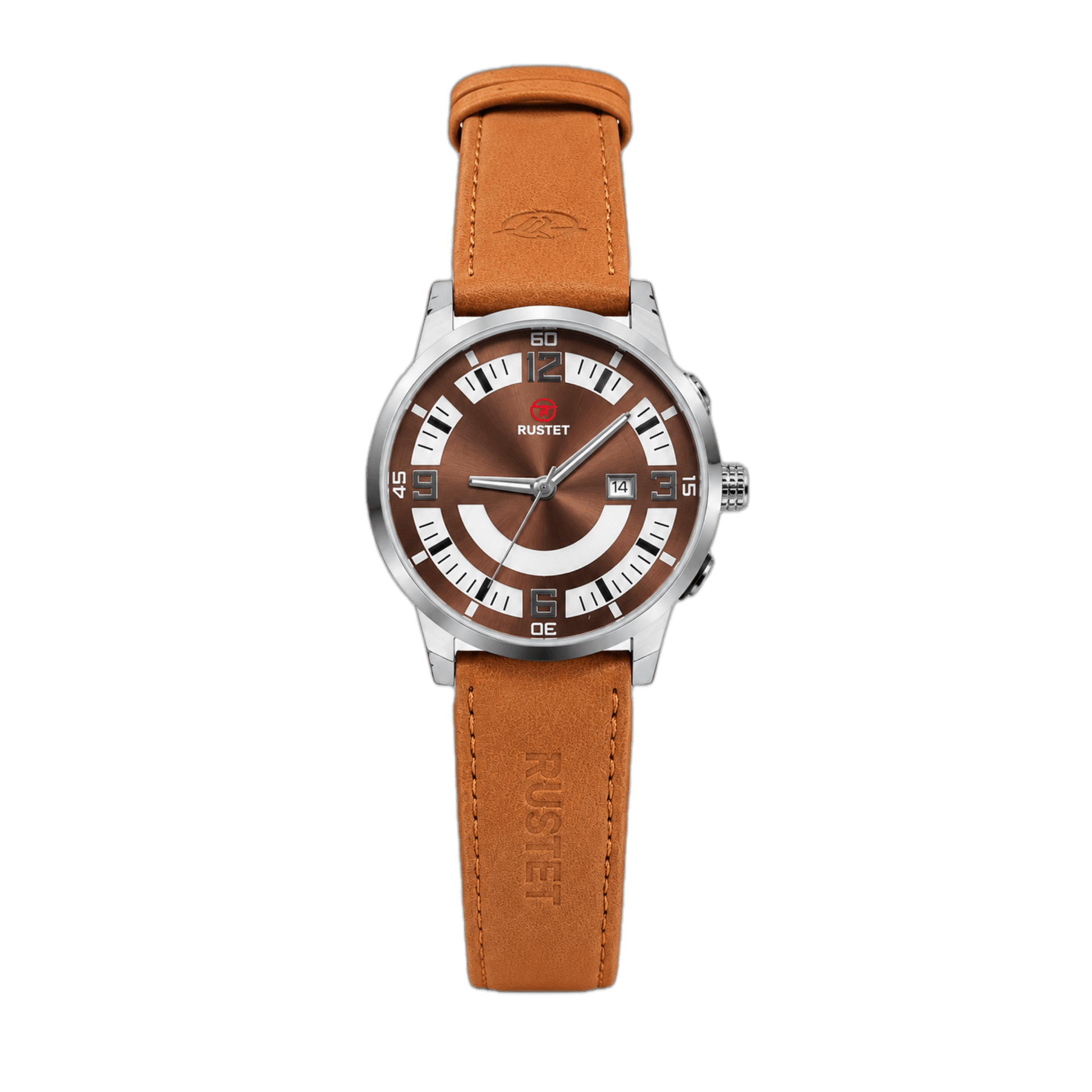 Rustet Heritage Brown Leather Watch