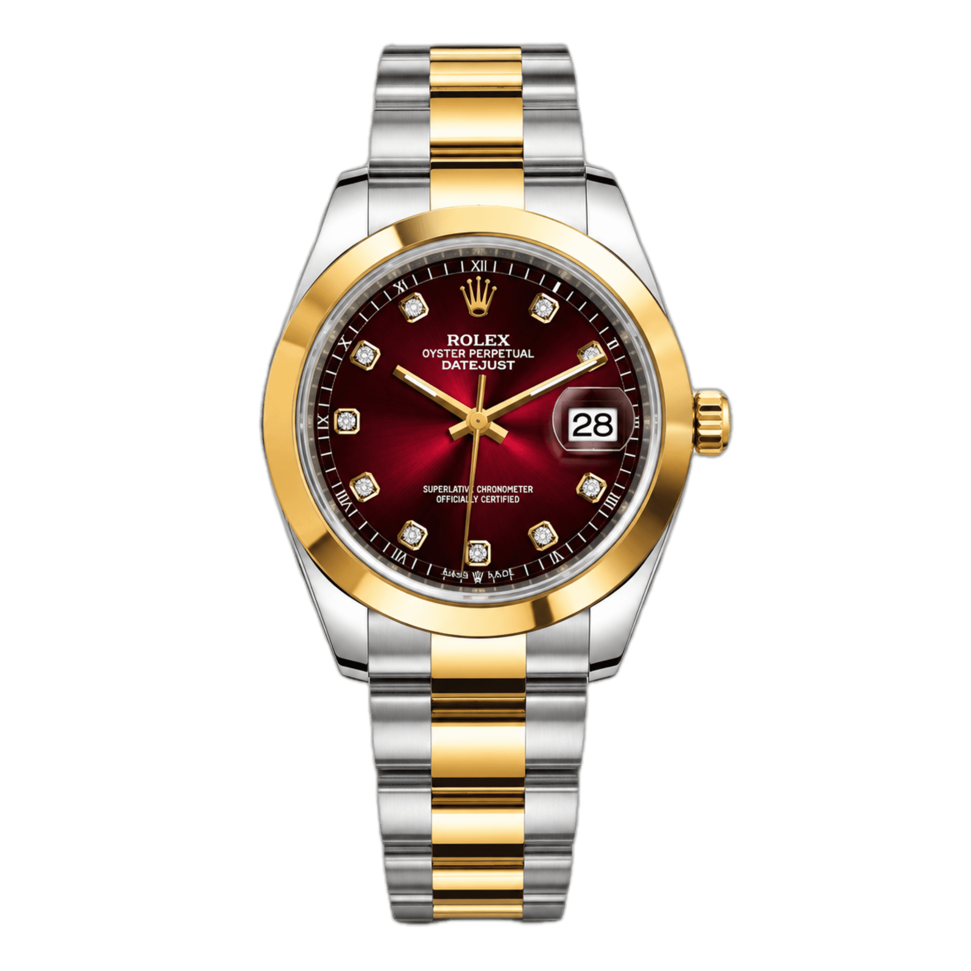 Rolex Oyster Perpetual Datejust – Burgundy Gold Edition